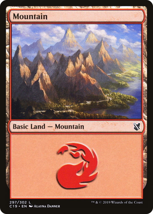 Mountain (C19-297) [Commander 2019] MTG Single Wizards of the Coast