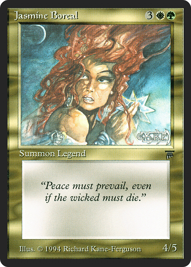 Jasmine Boreal (LEG-) [Oldschool] Legends MTG Single Wizards of the Coast