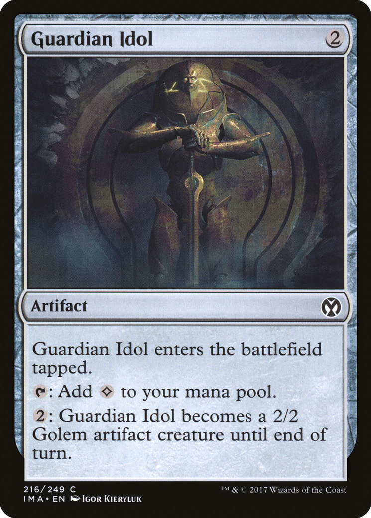 Guardian Idol (IMA-216) [Iconic Masters] MTG Single Wizards of the Coast