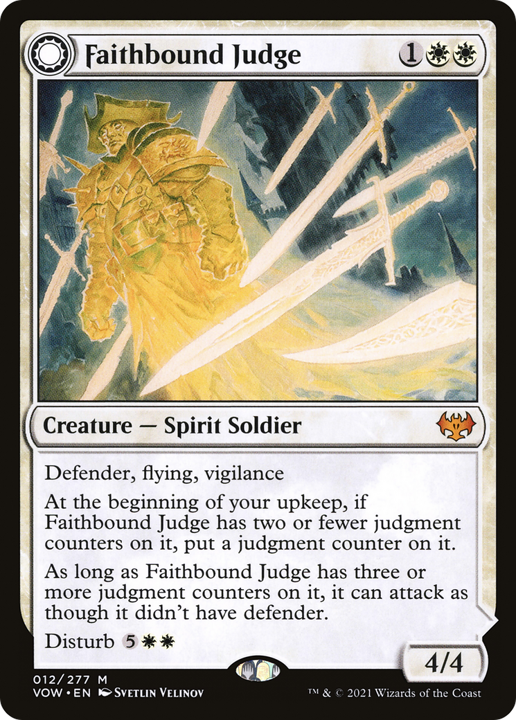 Faithbound Judge (VOW-012) [Innistrad: Crimson Vow] Foil MTG Single Wizards of the Coast