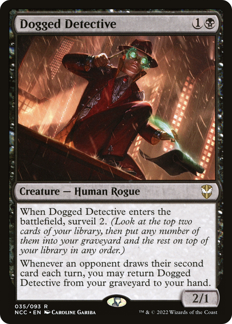 Dogged Detective (NCC-035) [New Capenna Commander] MTG Single Wizards of the Coast