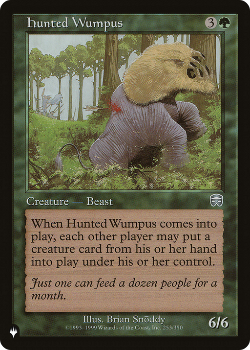 Hunted Wumpus (LIST-MMQ-253) [Mystery Booster] The List MTG Single Wizards of the Coast