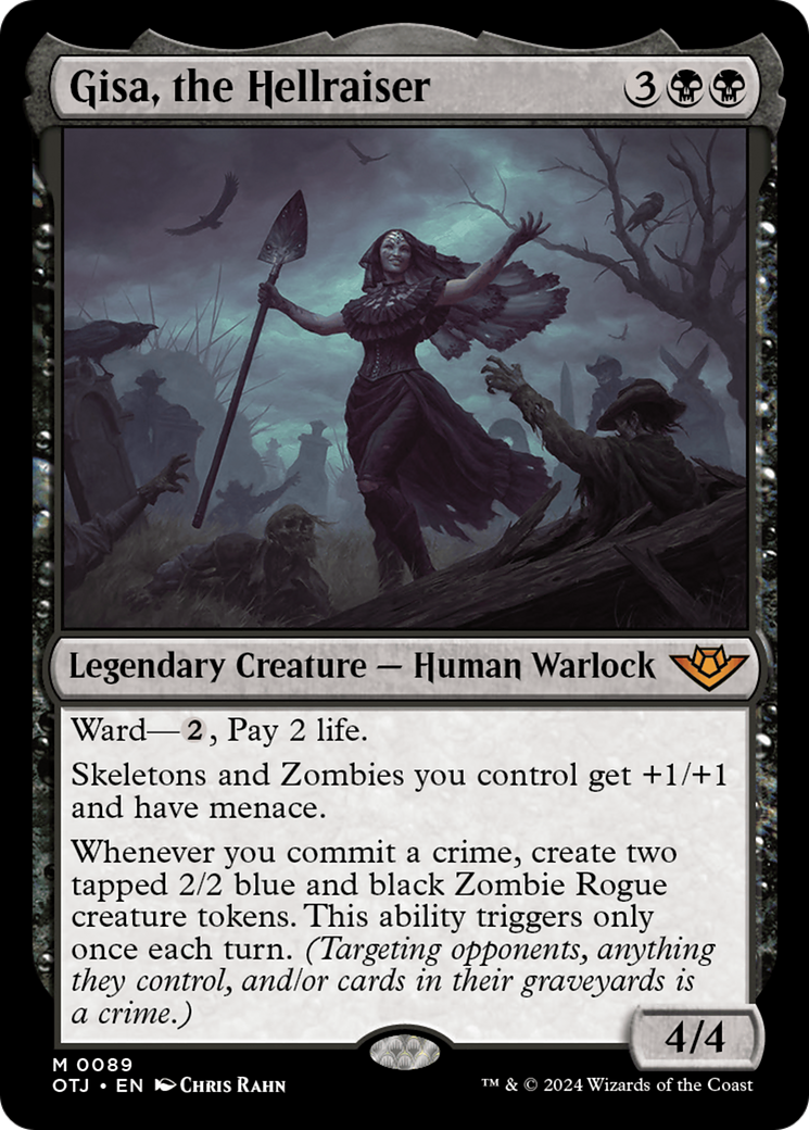 Gisa, the Hellraiser (OTJ-089) [Outlaws of Thunder Junction] Foil MTG Single Wizards of the Coast
