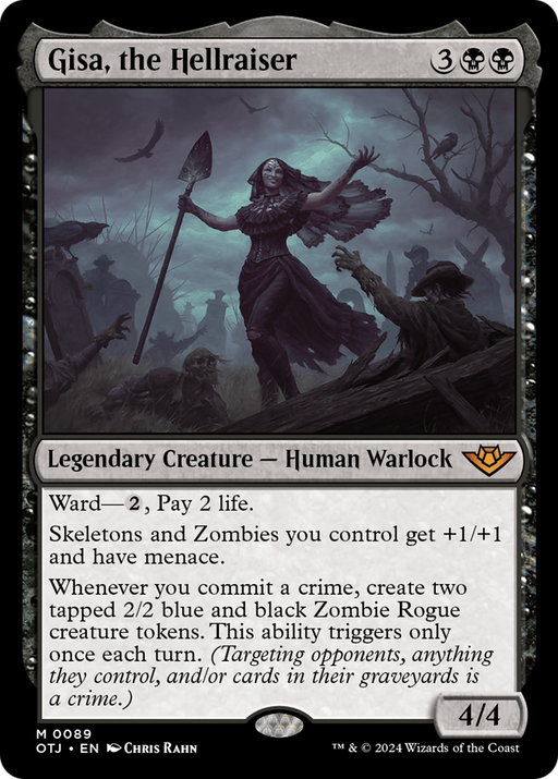 Gisa, the Hellraiser (OTJ-089) [Outlaws of Thunder Junction] MTG Single Wizards of the Coast