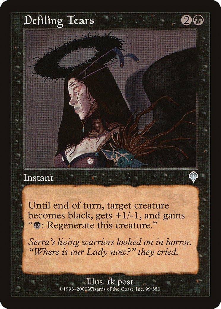 Defiling Tears (INV-099) [Invasion] Foil MTG Single Wizards of the Coast