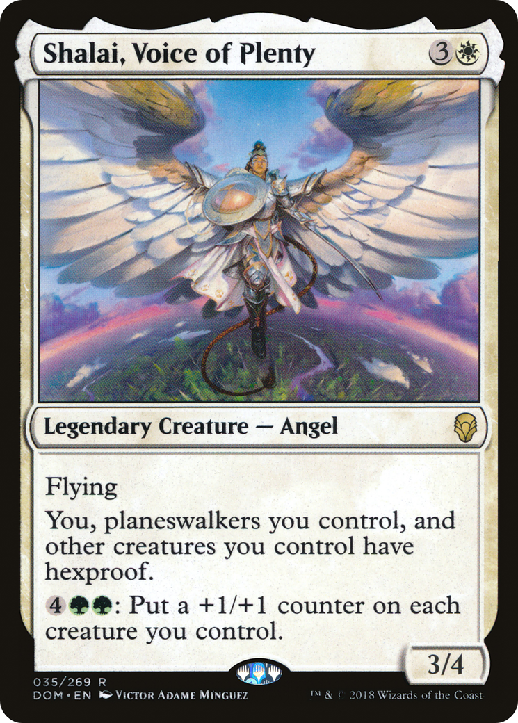 Shalai, Voice of Plenty (DOM-035) [Dominaria] MTG Single Wizards of the Coast