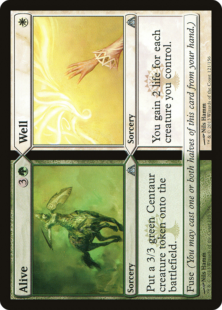 Alive // Well (DGM-121) [Dragon's Maze] Foil MTG Single Wizards of the Coast