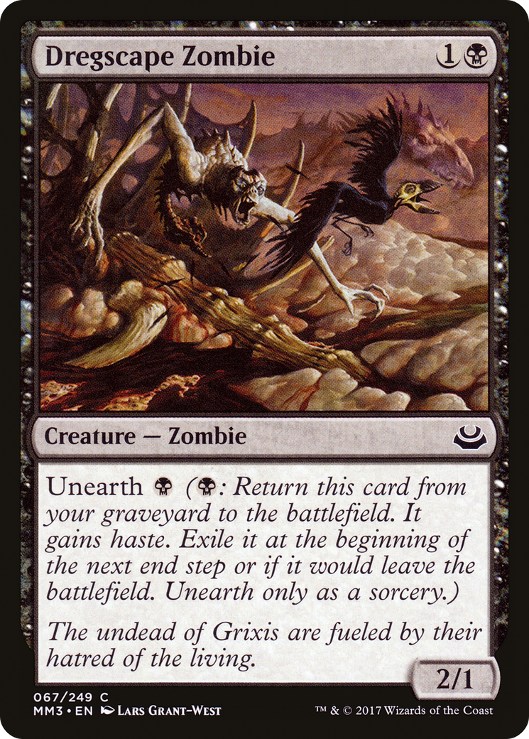Dregscape Zombie (MM3-067) [Modern Masters 2017] Foil MTG Single Wizards of the Coast