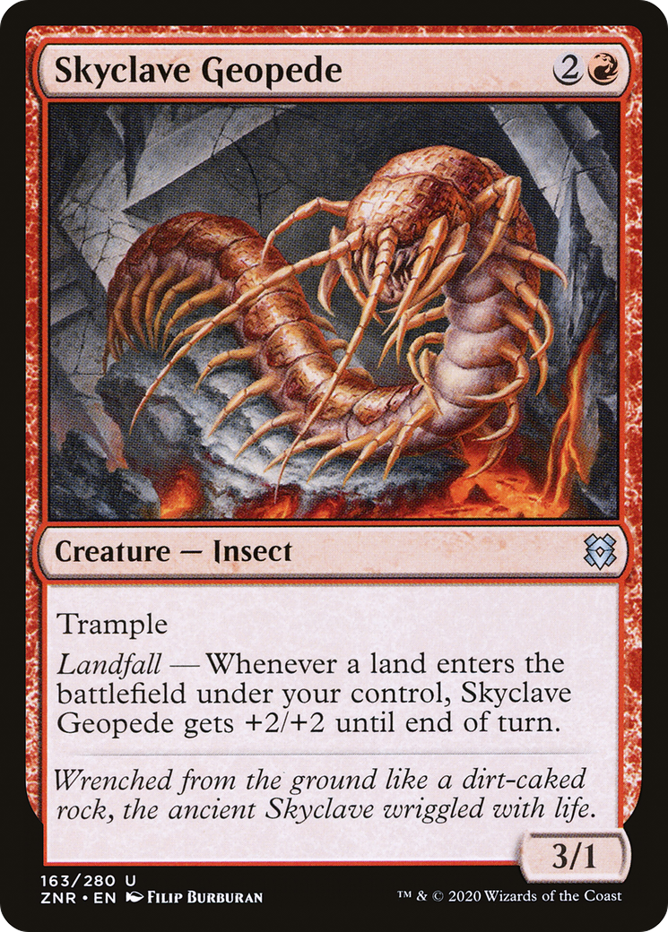 Skyclave Geopede (ZNR-163) [Zendikar Rising] MTG Single Wizards of the Coast