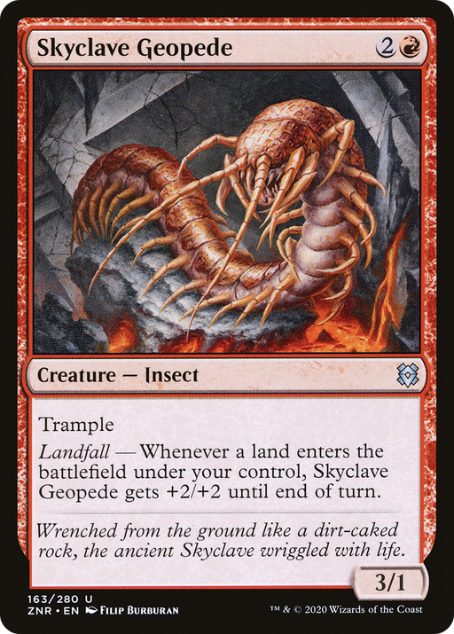 Skyclave Geopede (ZNR-163) [Zendikar Rising] MTG Single Wizards of the Coast