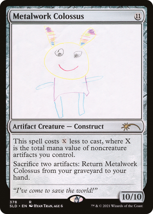 Metalwork Colossus (378) (SLD-378) [Secret Lair] Drop MTG Single Wizards of the Coast
