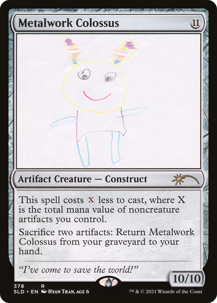 Metalwork Colossus (378) (SLD-378) [Secret Lair] Drop Foil MTG Single Wizards of the Coast