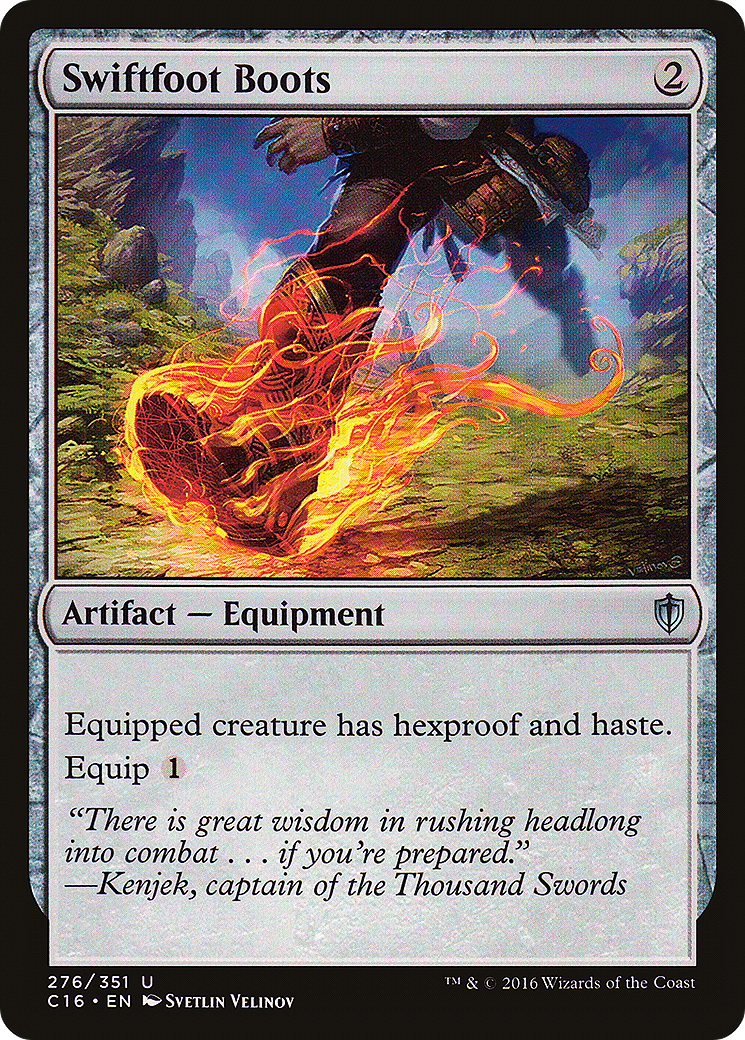 Swiftfoot Boots (C16-276) [Commander 2016] MTG Single Wizards of the Coast