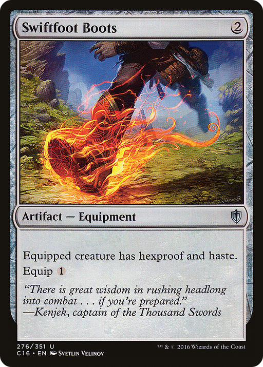 Swiftfoot Boots (C16-276) [Commander 2016] MTG Single Wizards of the Coast