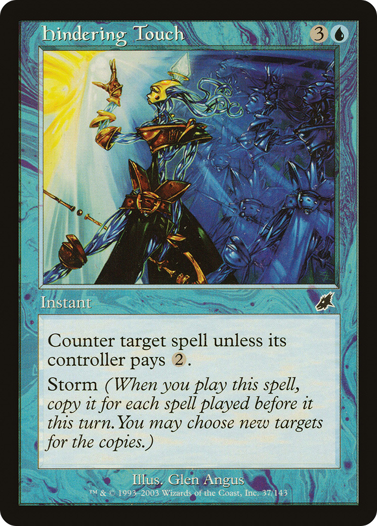 Hindering Touch (SCG-037) [Scourge] Foil MTG Single Wizards of the Coast