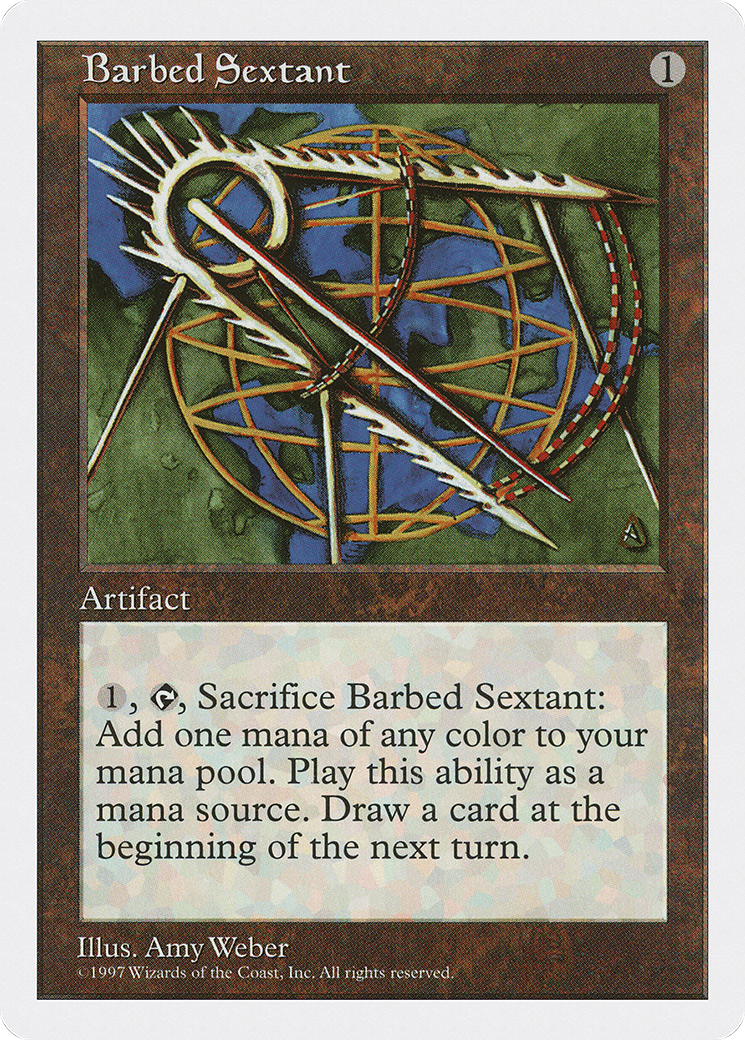 Barbed Sextant (5ED-351) [Fifth Edition] MTG Single Wizards of the Coast