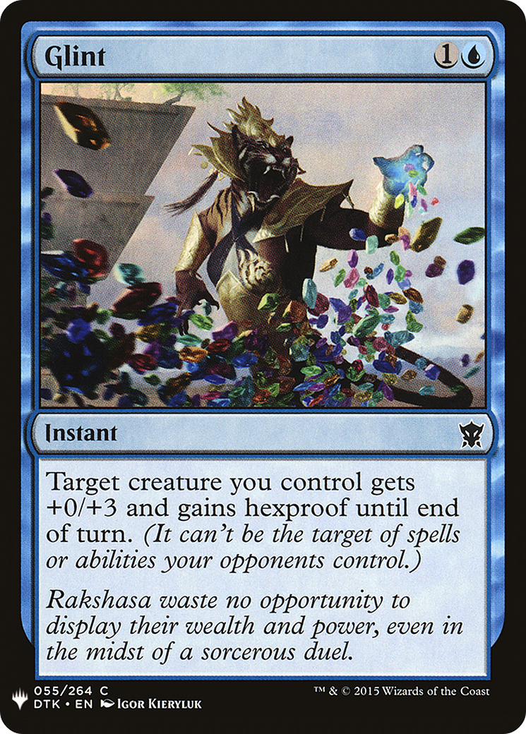 Glint (LIST-DTK-55) [Mystery Booster] The List MTG Single Wizards of the Coast
