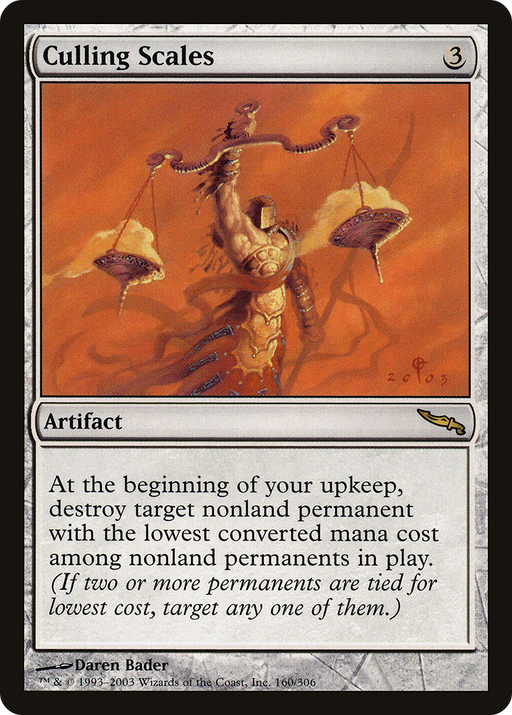 Culling Scales (MRD-160) [Mirrodin] MTG Single Wizards of the Coast