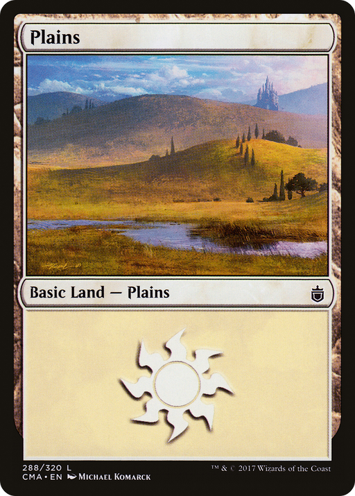 Plains (CMA-288) [Commander Anthology] MTG Single Wizards of the Coast