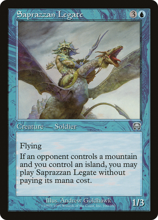 Saprazzan Legate (MMQ-100) [Mercadian Masques] Foil MTG Single Wizards of the Coast