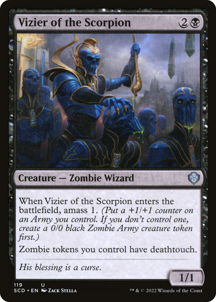 Vizier of the Scorpion (SCD-119) [Starter Commander Decks] MTG Single Wizards of the Coast