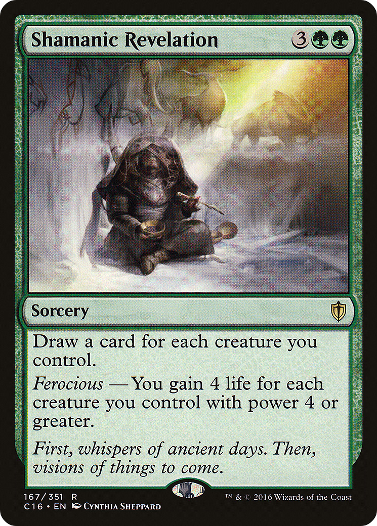Shamanic Revelation (C16-167) [Commander 2016] MTG Single Wizards of the Coast
