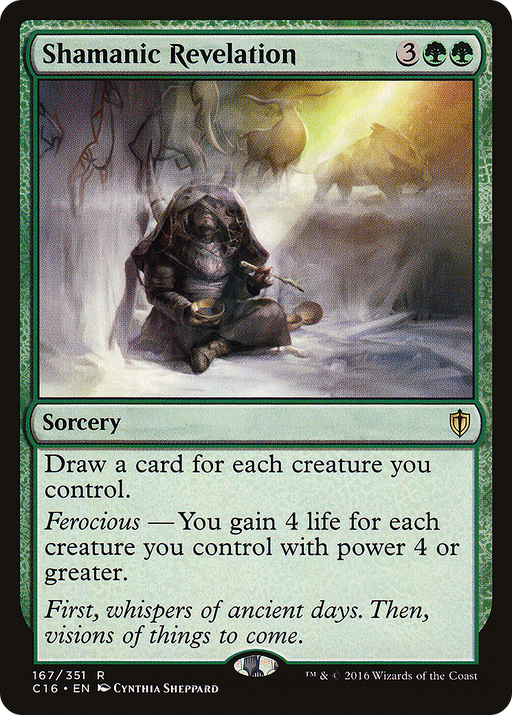 Shamanic Revelation (C16-167) [Commander 2016] MTG Single Wizards of the Coast