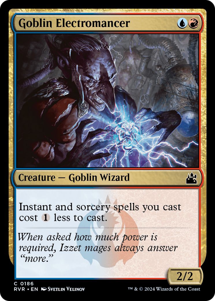 Goblin Electromancer (RVR-186) [Ravnica Remastered] MTG Single Wizards of the Coast