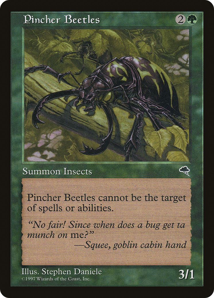 Pincher Beetles (TMP-244) [Tempest] MTG Single Wizards of the Coast