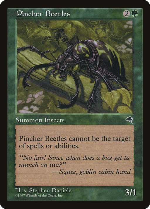 Pincher Beetles (TMP-244) [Tempest] MTG Single Wizards of the Coast