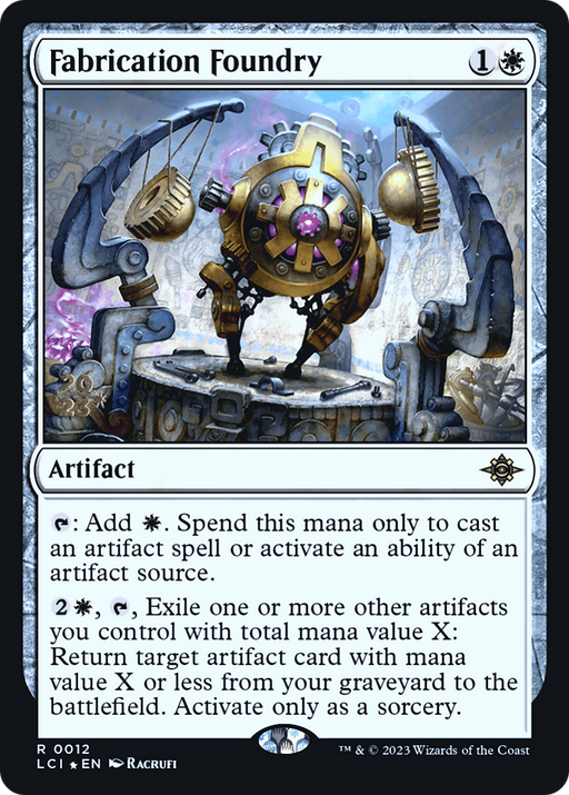 Fabrication Foundry (PRE-012) [The Lost Caverns of Ixalan Promos] Foil MTG Single Wizards of the Coast