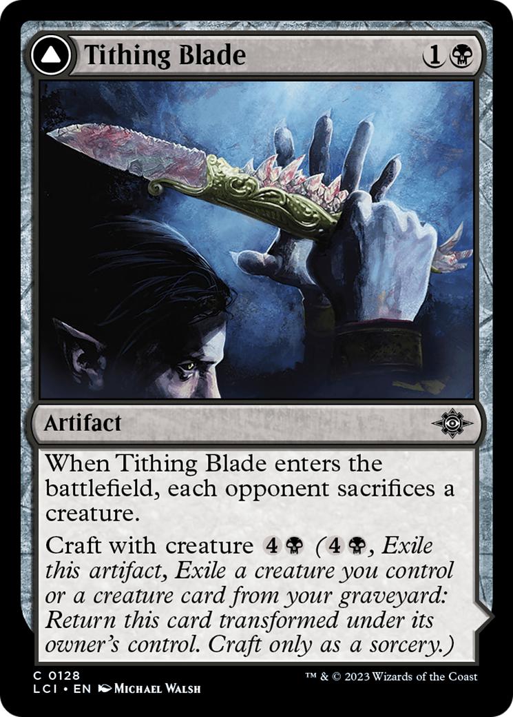 Tithing Blade (LCI-128) [The Lost Caverns of Ixalan] Foil MTG Single Wizards of the Coast