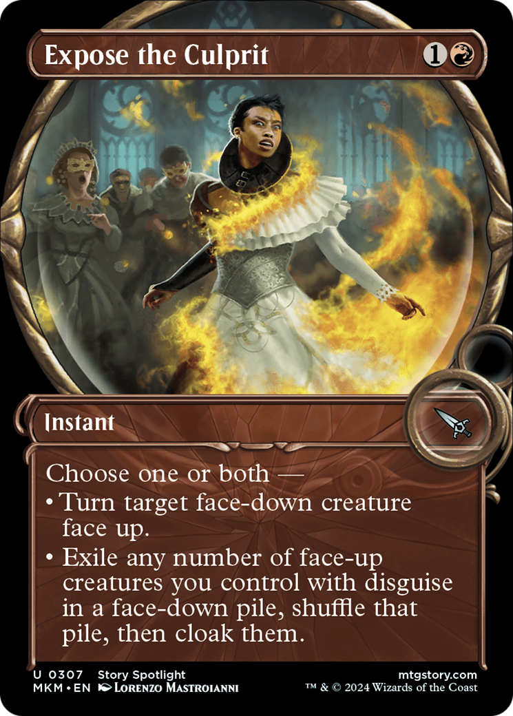 Expose the Culprit (MKM-307) [Murders at Karlov Manor] (Showcase) Foil MTG Single Wizards of the Coast