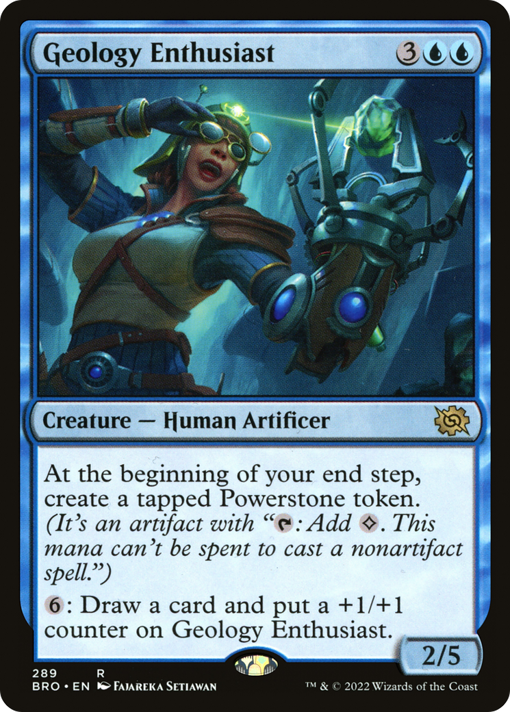 Geology Enthusiast (BRO-289) [The Brothers' War] Foil MTG Single Wizards of the Coast