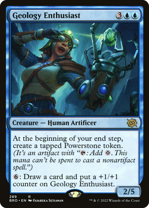 Geology Enthusiast (BRO-289) [The Brothers' War] Foil MTG Single Wizards of the Coast