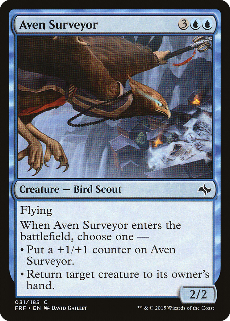 Aven Surveyor (FRF-031) [Fate Reforged] Foil MTG Single Wizards of the Coast