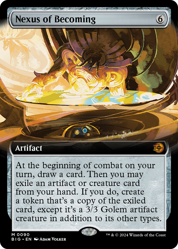 Nexus of Becoming (BIG-090) [The Big Score] (Extended Art) Foil MTG Single Wizards of the Coast