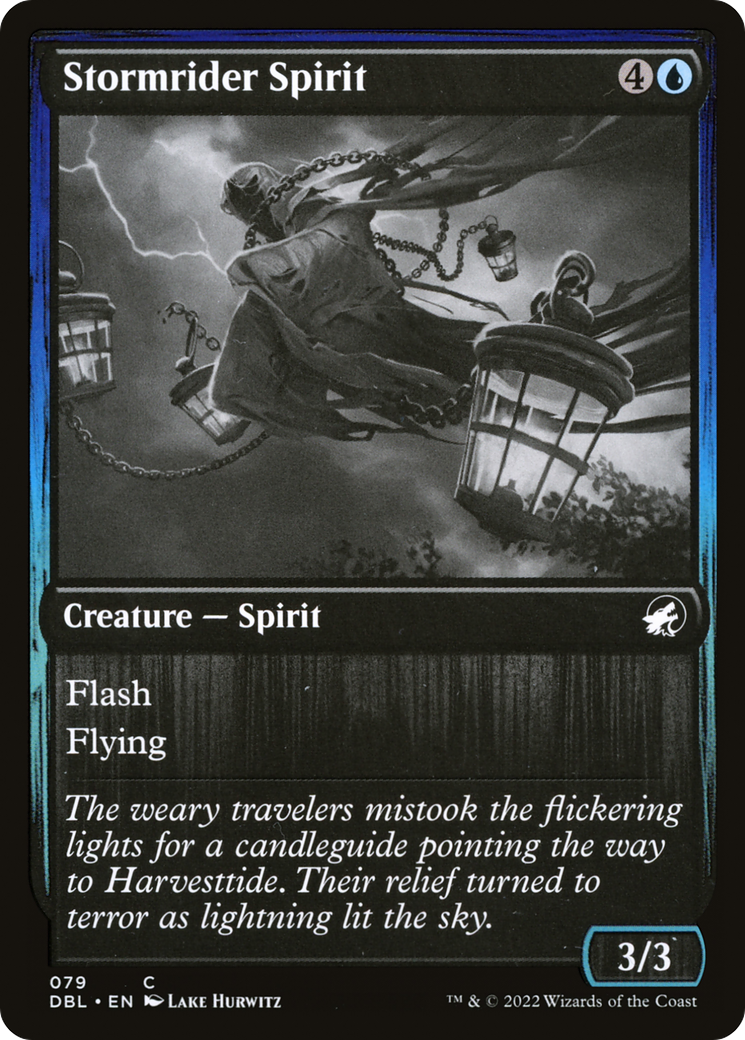 Stormrider Spirit (DBL-079) [Innistrad: Double Feature] Foil MTG Single Wizards of the Coast