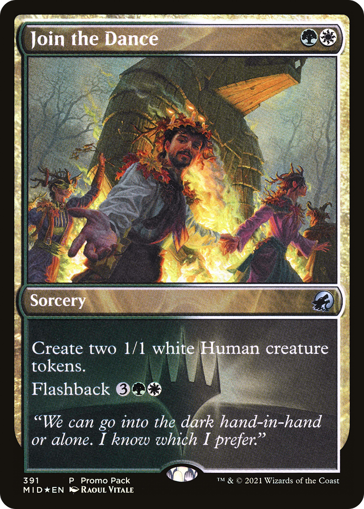 Join the Dance (PPMID-391) [Innistrad: Midnight Hunt] Foil MTG Single Wizards of the Coast