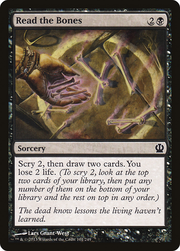 Read the Bones (THS-101) [Theros] Foil MTG Single Wizards of the Coast