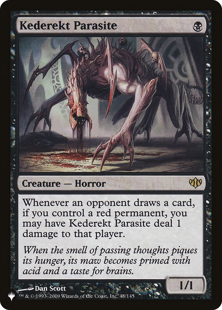 Kederekt Parasite (LIST-CON-48) [Mystery Booster] The List MTG Single Wizards of the Coast
