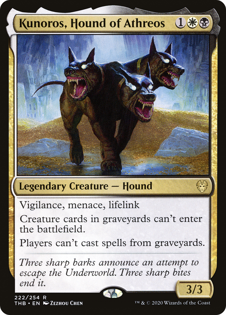 Kunoros, Hound of Athreos (THB-222) [Theros Beyond Death] Foil MTG Single Wizards of the Coast