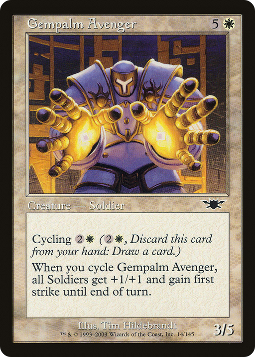 Gempalm Avenger (LGN-014) [Legions] MTG Single Wizards of the Coast