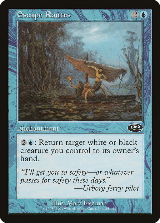 Escape Routes (PLS-025) [Planeshift] MTG Single Wizards of the Coast