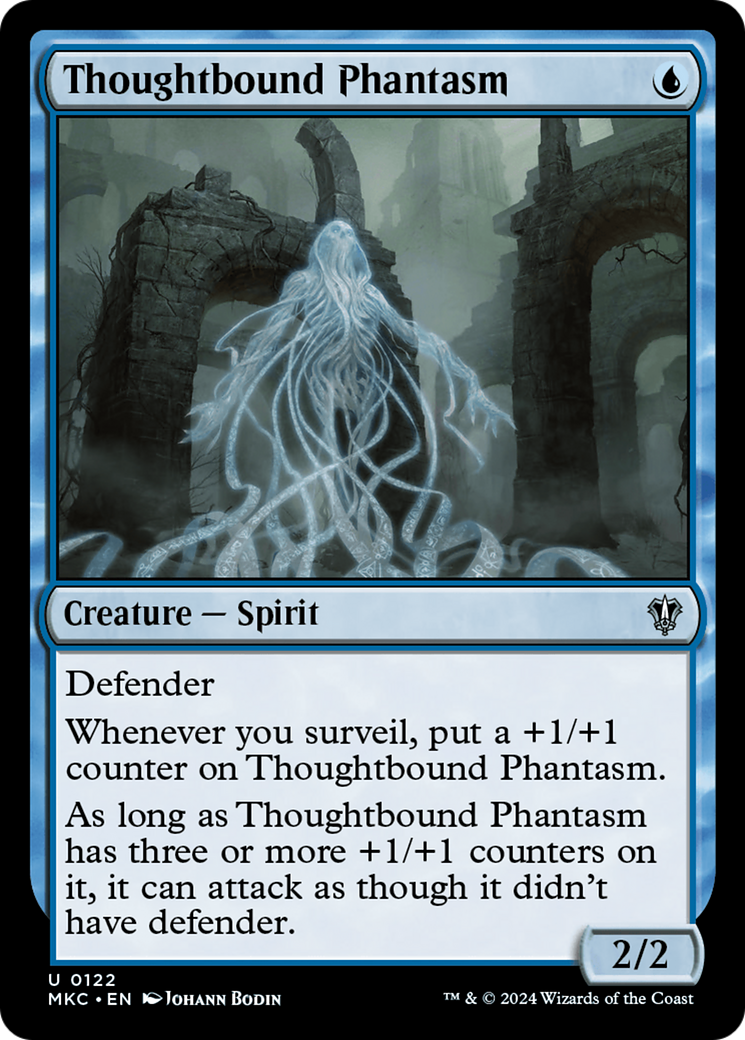 Thoughtbound Phantasm (MKC-122) [Murders at Karlov Manor Commander] MTG Single Wizards of the Coast