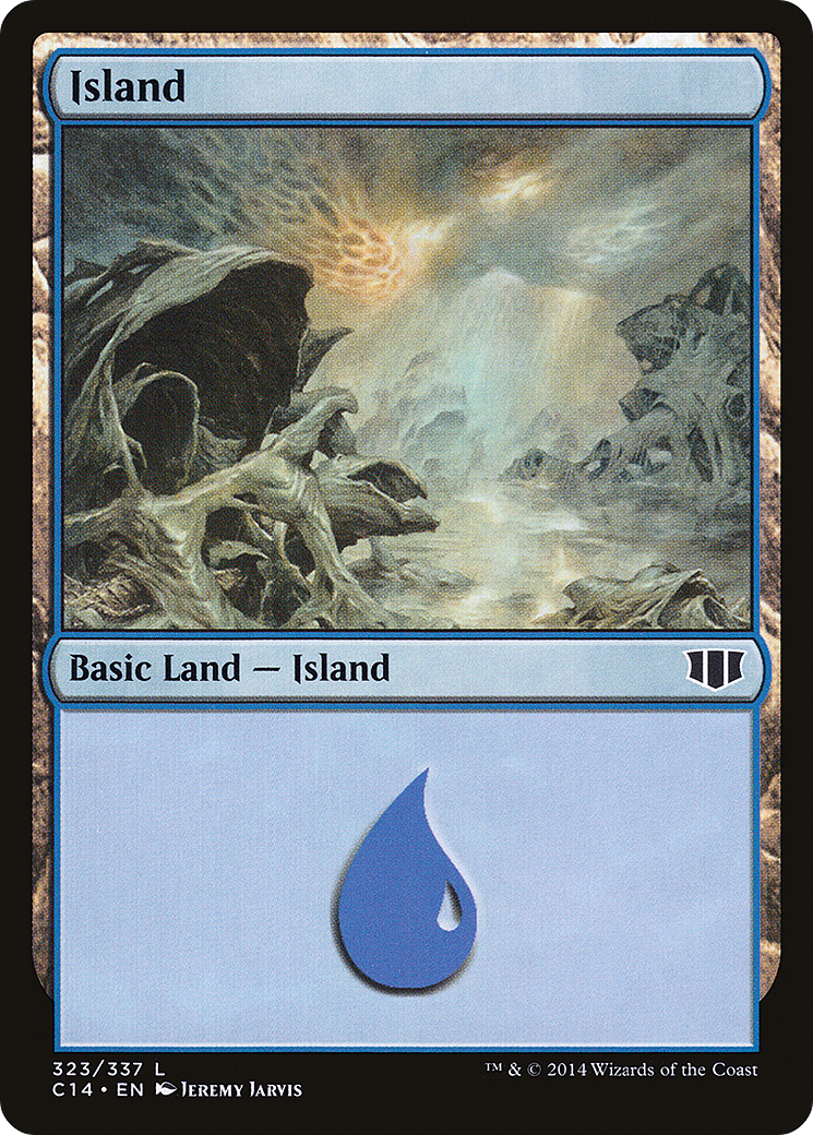 Island (323) (C14-323) [Commander 2014] MTG Single Wizards of the Coast
