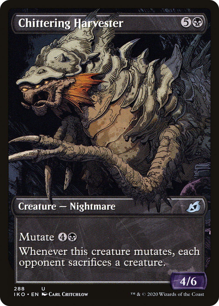 Chittering Harvester (IKO-288) [Ikoria: Lair of Behemoths] (Showcase) MTG Single Wizards of the Coast