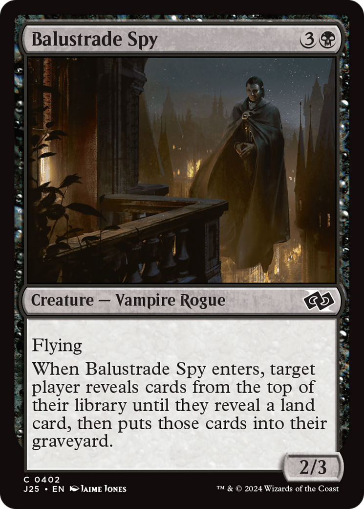 Balustrade Spy (J25-402) [Foundations Jumpstart] MTG Single Wizards of the Coast