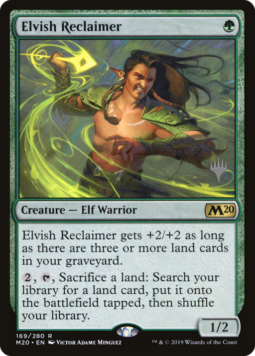 Elvish Reclaimer (PPM20-169P) [Core Set 2020 Promos] Foil MTG Single Wizards of the Coast