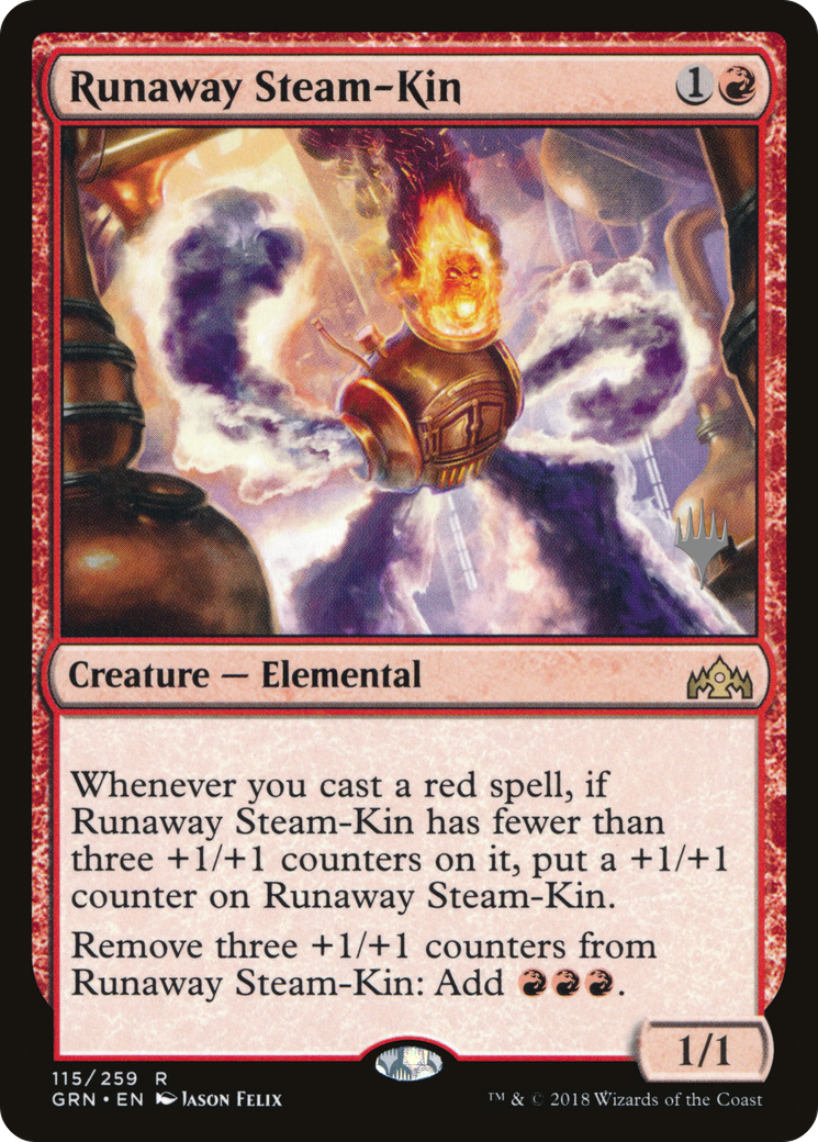 Runaway Steam-Kin (PPM20-115) [Guilds of Ravnica Promos] Foil MTG Single Wizards of the Coast